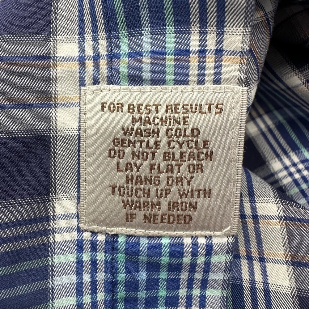 Peter Millar Plaid Long Sleeve Button Down Shirt Size‎ XL - Picture 13 of 13